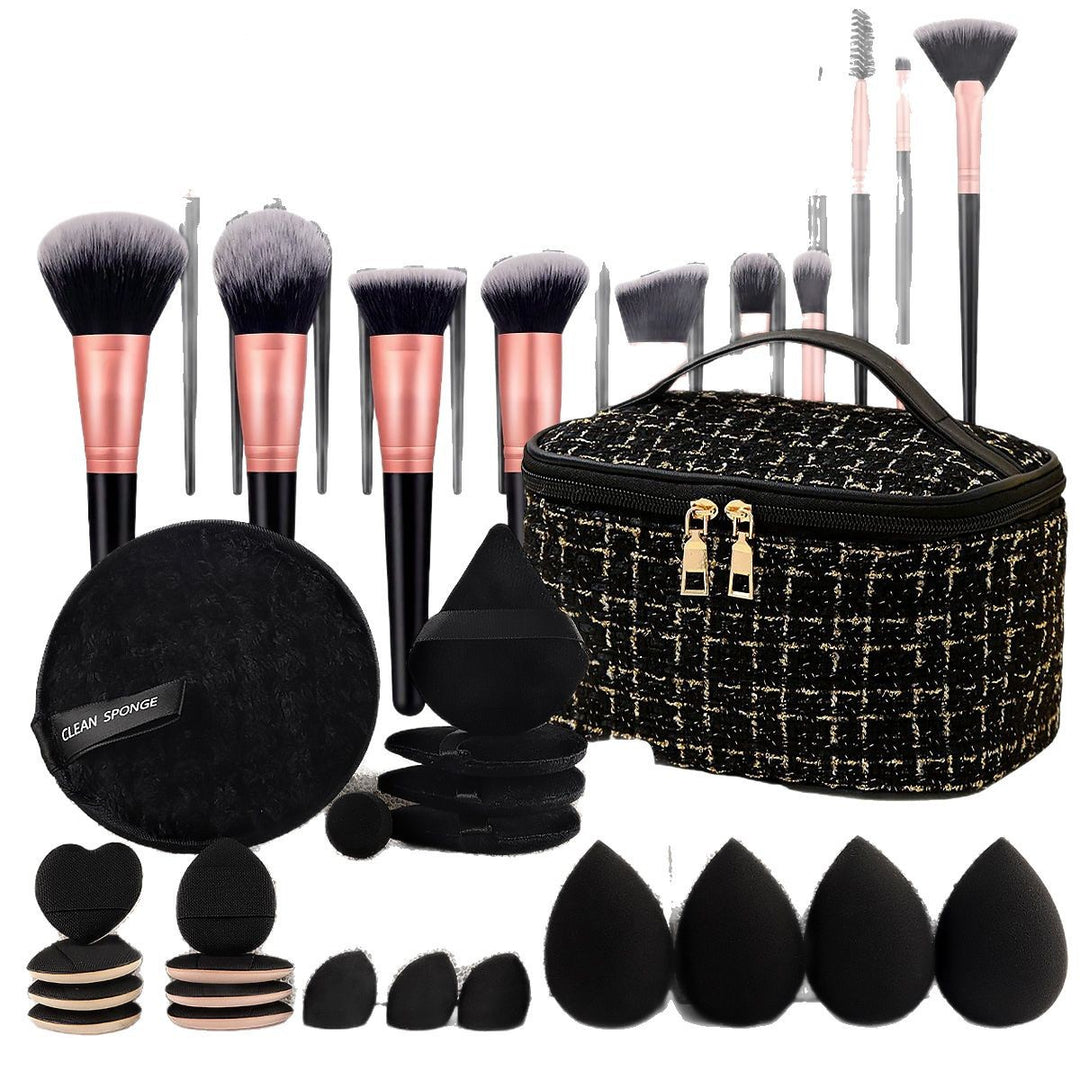 ✨ 47-Piece Beauty Tools Combination Set — Makeup Brush & Cosmetic Kit 💄🖤