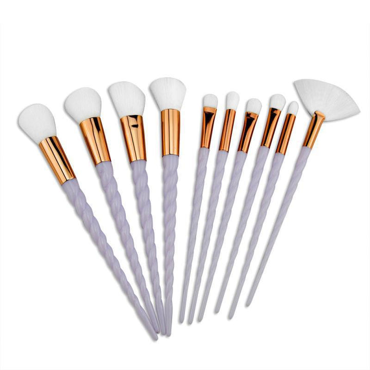 ✨ 10-Piece Makeup Brush Kit — Foundation, Blending & Blush Set 💄