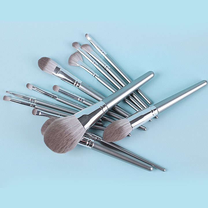 ✨ New 14-Piece Wooden Handle Makeup Brush Set — Beauty Tools Kit 💄