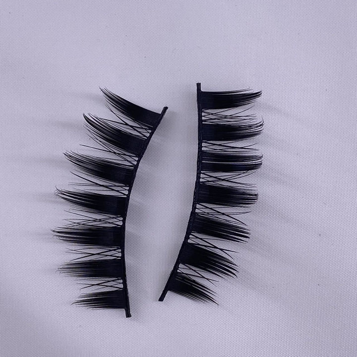 👁️✨ Stage Demon False Eyelashes – Dramatic Upper Lash Set (5 Pairs)