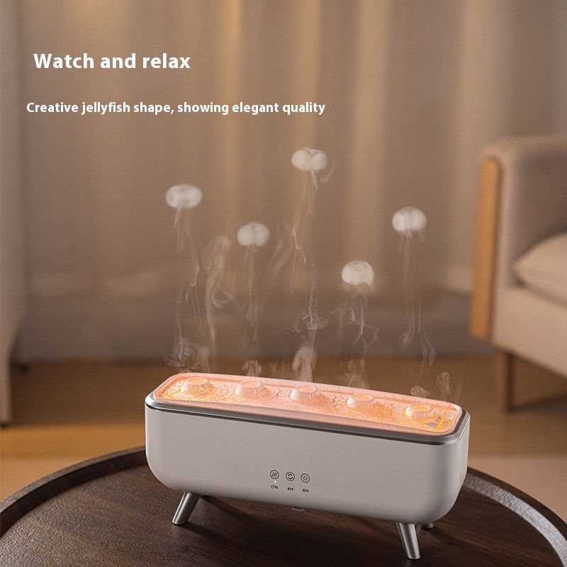 🪼💨 Creative Jellyfish Smoke Ring Humidifier | Ultrasonic Sound Pickup Atmosphere Diffuser ✨
