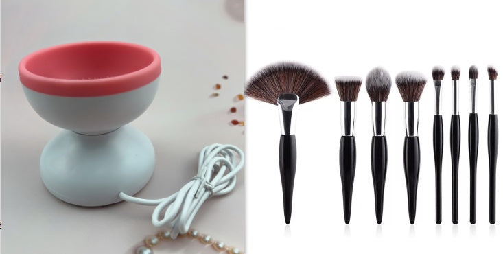 ✨ Portable USB Makeup Brush Cleaner — Automatic Washing Tool 💄🧼⚡