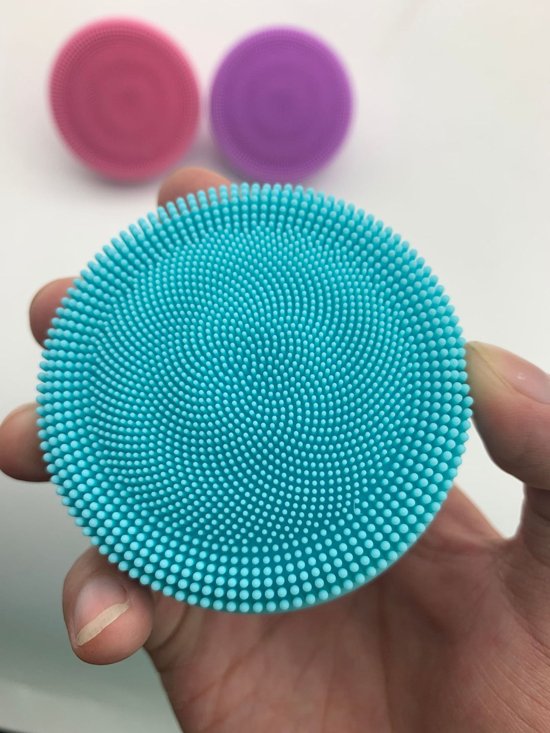 💖🧼 Electric Silicone Cleansing Instrument Ring | Ultrasonic Facial Cleanser