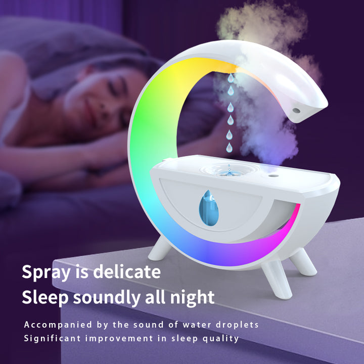 💧🌈 Anti-Gravity Water Drop Humidifier | RGB LED Night Light Desk Lamp ✨