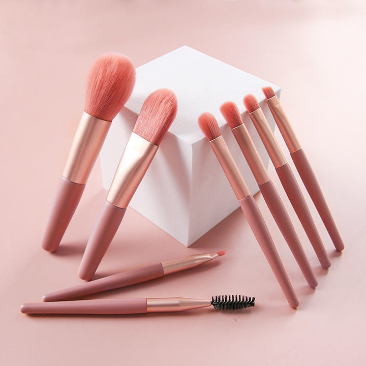✨ Beauty Tools 8-Piece Mini Makeup Brush Set — Portable Travel Kit 💄