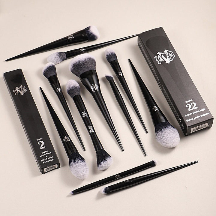 ✨ Plastic Handle Eye Shadow & Foundation Brush — Loose Powder Makeup Tool 💄