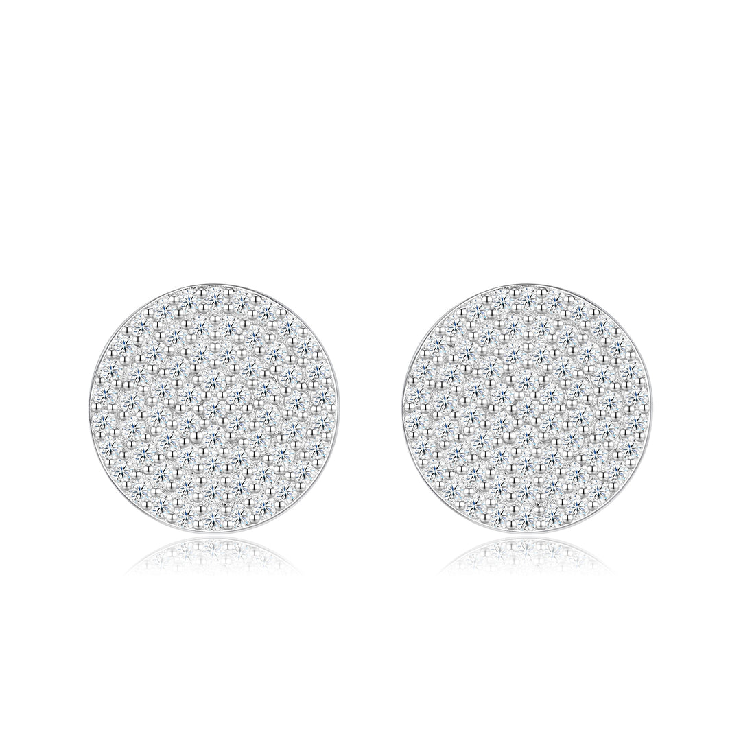 Luxurious Minimalist Moissanite Earring Set