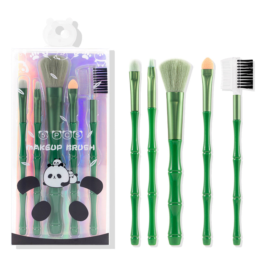 ✨ 5-Piece Portable Makeup Brush Set — Beauty Tools Kit 💄