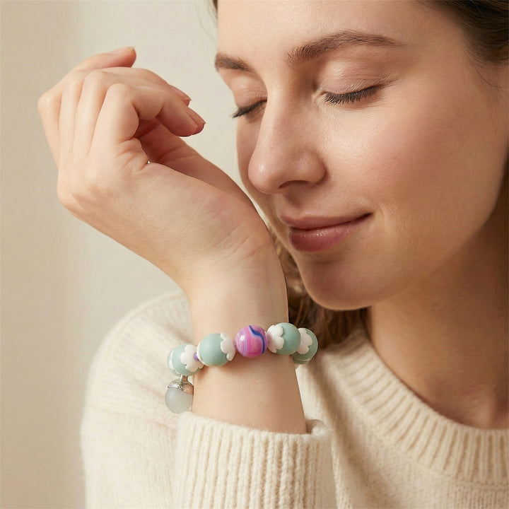 Chinese Herbal Bead Bracelet – Lightweight Traditional Wellness Jewelry