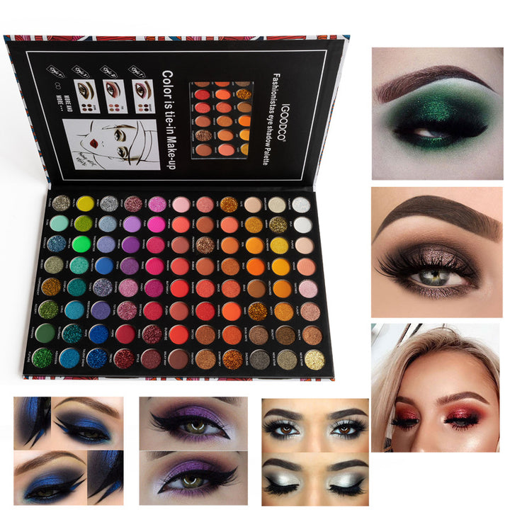 ✨ 88-Color Eyeshadow Palette – Pearlescent, Matte & Glitter Mix Makeup Set ✨