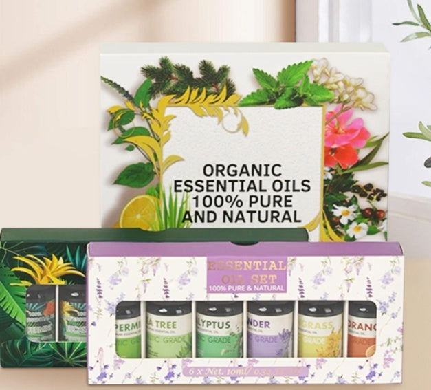 ✨ Water-Soluble Plant Aroma Essential Oil Kit — 6PCS Set (10ml Each) 🌿💧