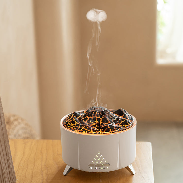 🔥💧 Portable Smart Flame Humidifier | Ultrasonic Aromatherapy Diffuser ✨