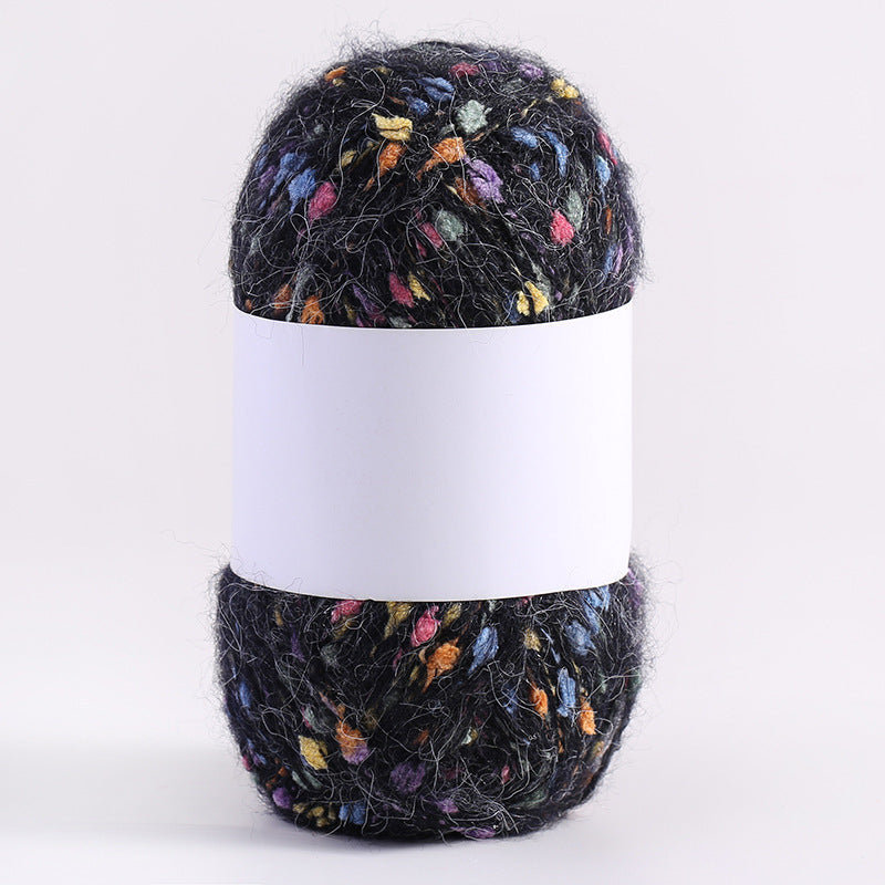 Colored Mohair Knitting Yarn – Soft Hand Woven Mohair Thread for Sweaters, Scarves & DIY Crafts
