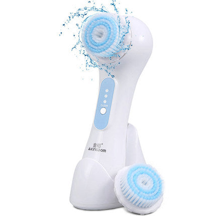 💖🧼 Ultrasonic Two-in-One Cleansing Instrument | Cleaning & Charging Facial Device