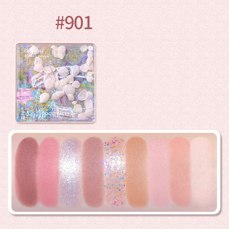 ✨ Fashion Simple Eyeshadow Palette – Matte, Pearl & Glitter Makeup Set ✨