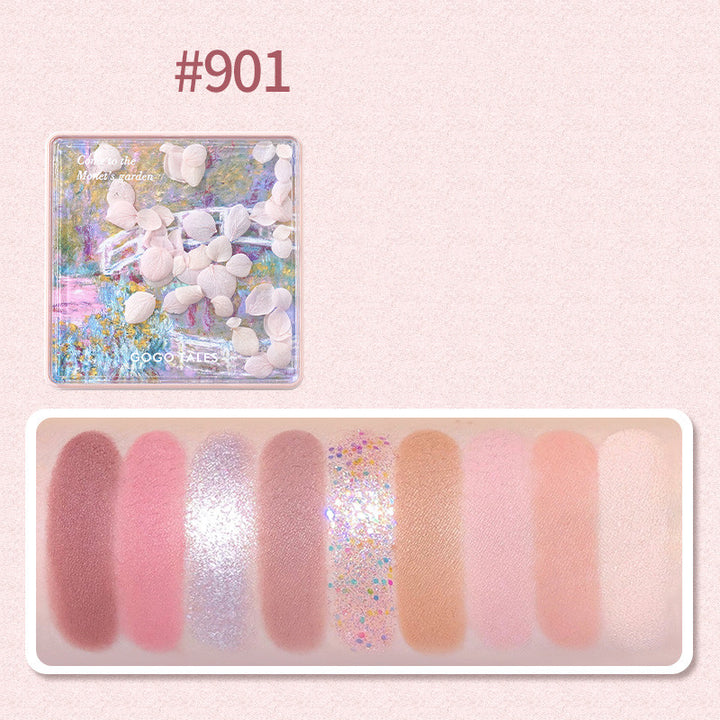 ✨ Fashion Simple Eyeshadow Palette – Matte, Pearl & Glitter Makeup Set ✨