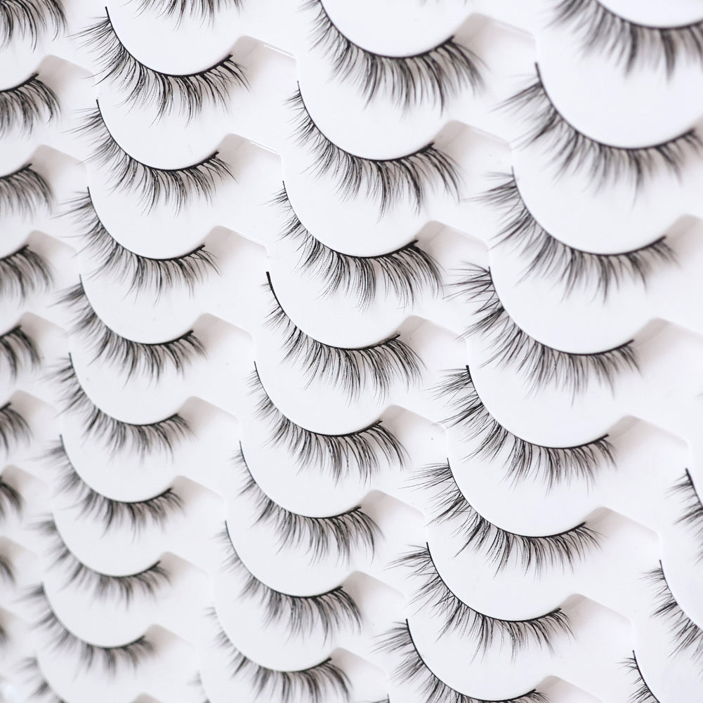 👁️✨ 3D False Eyelashes – Multi-Layered Realistic Soft & Comfortable Lashes