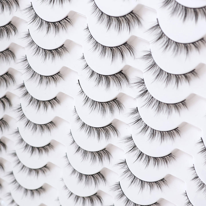 👁️✨ 3D False Eyelashes – Multi-Layered Realistic Soft & Comfortable Lashes