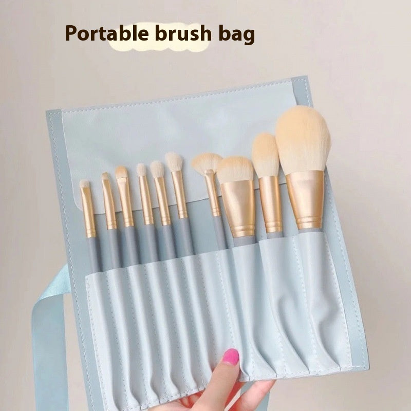 ✨ 10-Piece Complete Makeup Brush Set — Foundation, Powder & Eyeshadow 💄