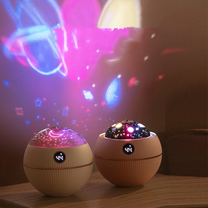 🌌✨ New Star Projection Humidifier | Portable USB Spray & Ambient Light Diffuser