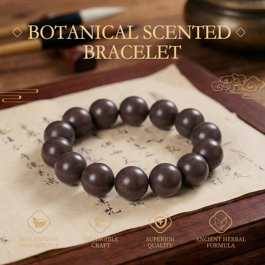 Chinese Herbal Bead Bracelet – Lightweight Traditional Wellness Jewelry