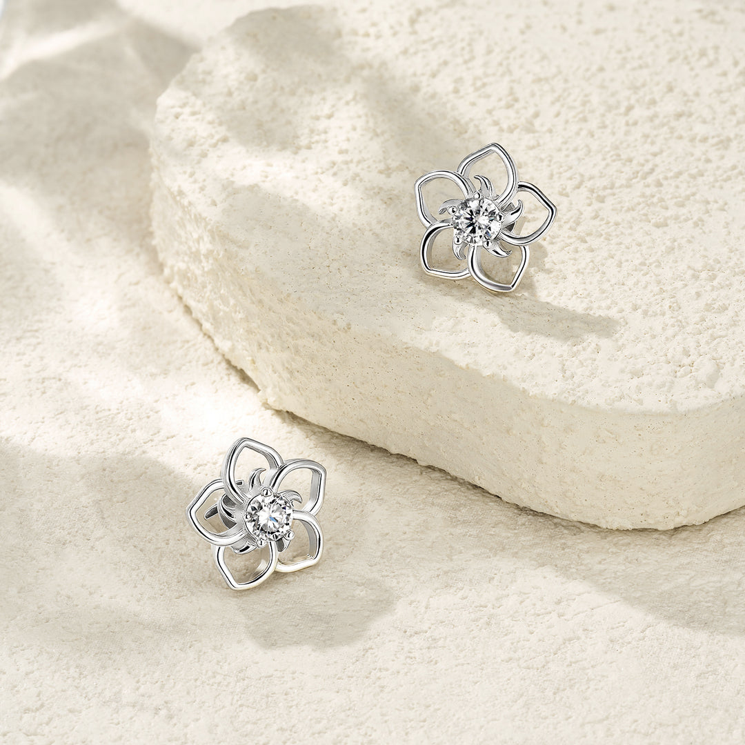 Luxury Minimalist 0.5 Carat Morganite Stud Earrings