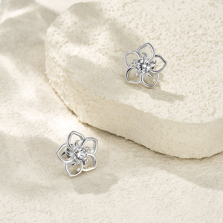 Luxury Minimalist 0.5 Carat Morganite Stud Earrings