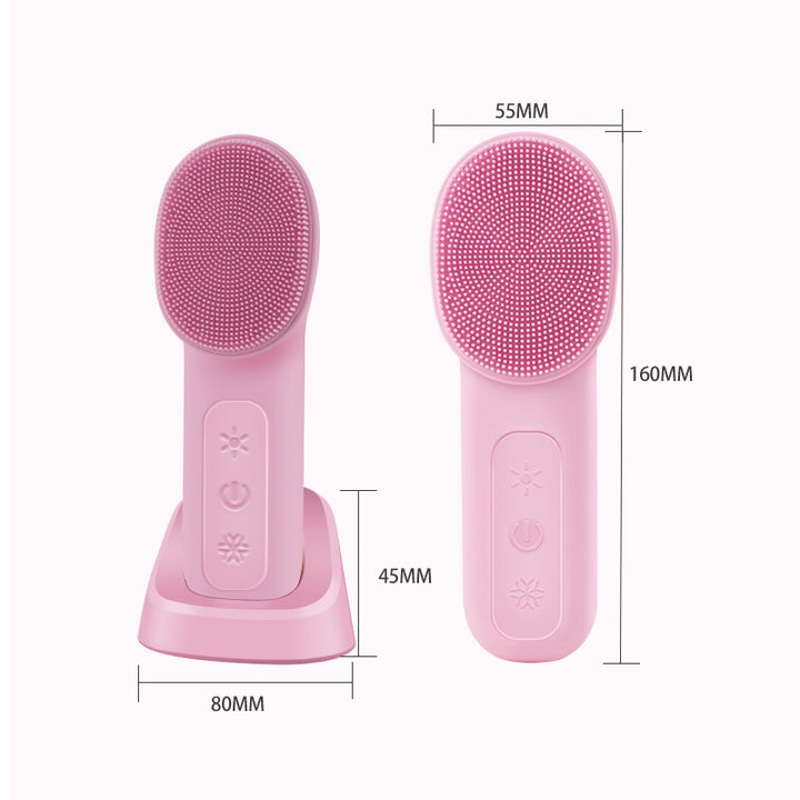 💖🌀 Electric Facial Cleansing Instrument | Ultrasonic Silicone Deep Clean Beauty Gadget