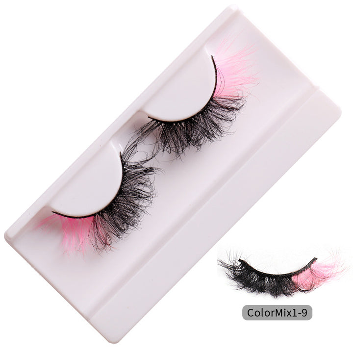 👁️✨ Fashion High Color Fried Curly Eyelashes – Thick Fluffy Faux Mink Lashes