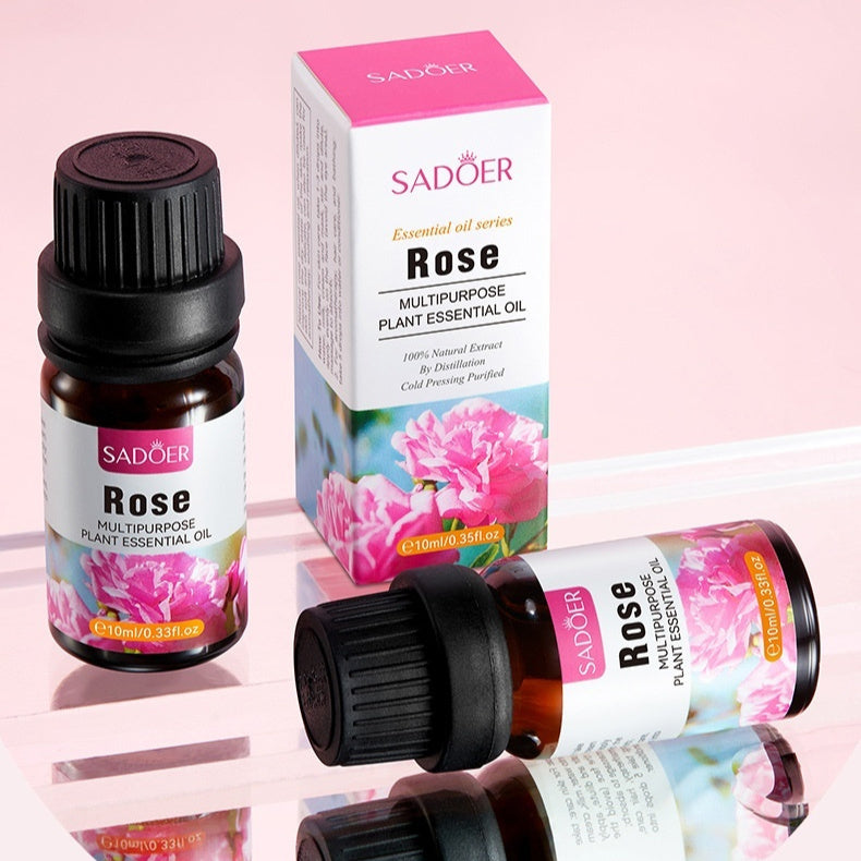 ✨ Rose Essential Oil — Moisturizing & Brightening Facial Essence 🌹💧