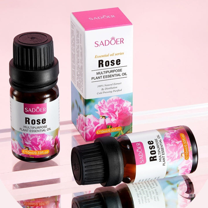 ✨ Rose Essential Oil — Moisturizing & Brightening Facial Essence 🌹💧