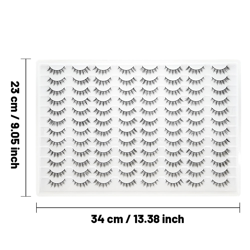 👁️✨ 3D False Eyelashes – Multi-Layered Realistic Soft & Comfortable Lashes