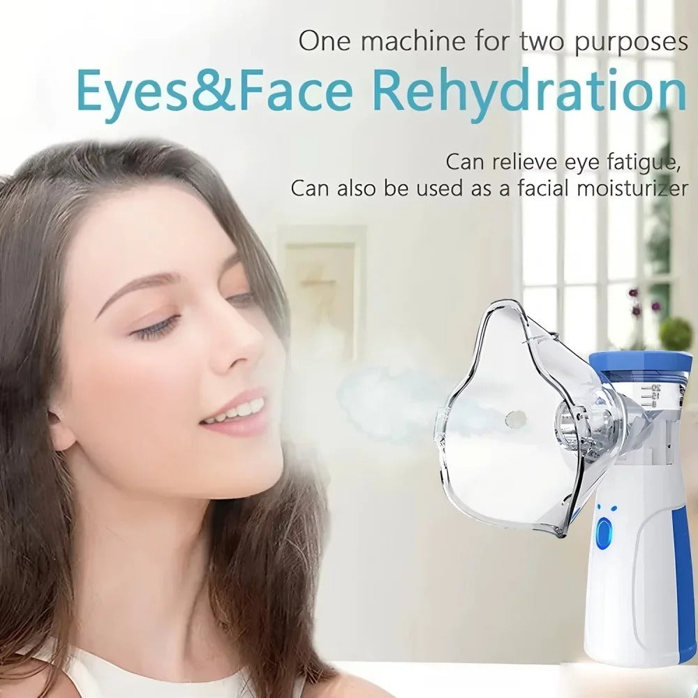 💆‍♀️💧 Portable Nano-Ion Facial Steamer | Handheld Mist Hydration Device