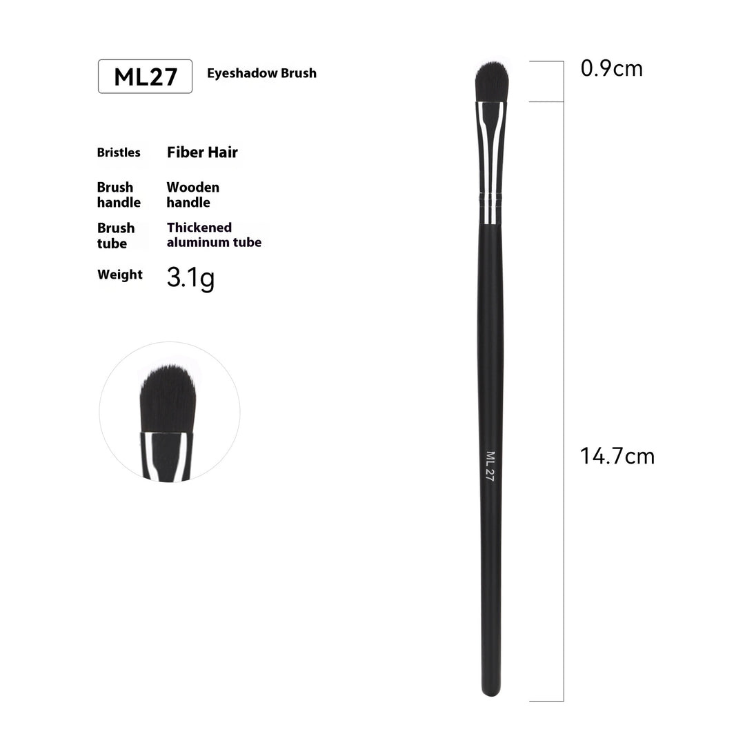 🖌️ 32-Piece Professional Makeup Brush Set – Wooden Handle Brushes with Leather Storage Bag 💄✨