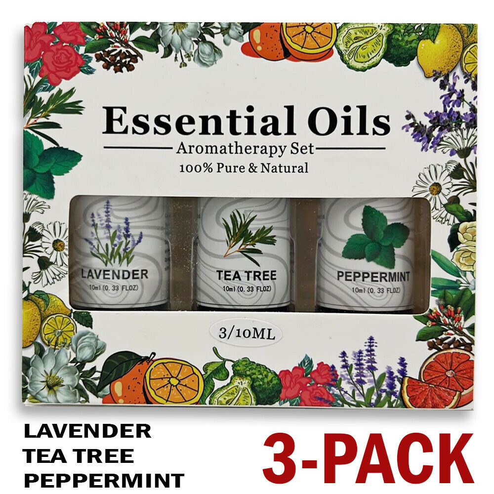 ✨ Water-Soluble Aromatherapy Essential Oils Set — 3 × 10ml 🌿💧