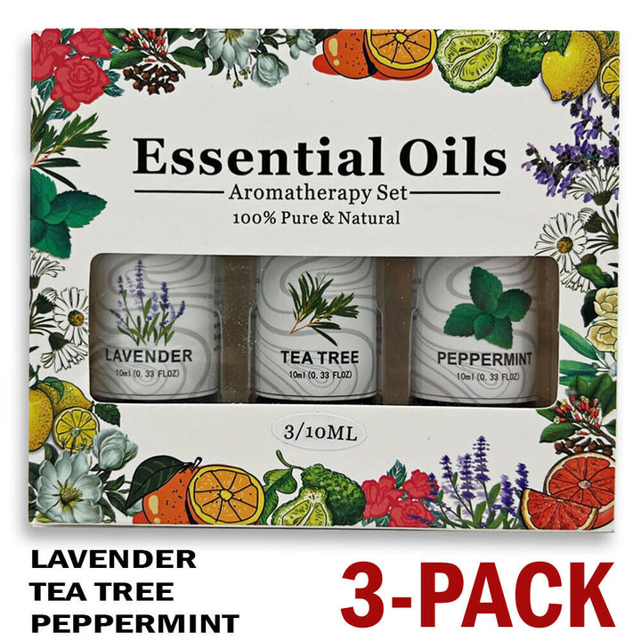 ✨ Water-Soluble Aromatherapy Essential Oils Set — 3 × 10ml 🌿💧