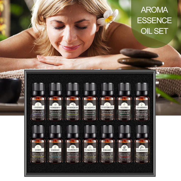 ✨ Plant Aromatherapy Essential Oil Set — 6 × 10ml (Lavender Blend) 🌿💧
