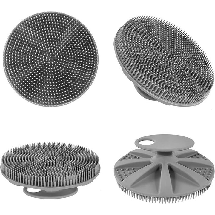 🧼🛁 Silicone Shampoo & Cleansing Brush | Soft Exfoliating Face & Body Care Tool