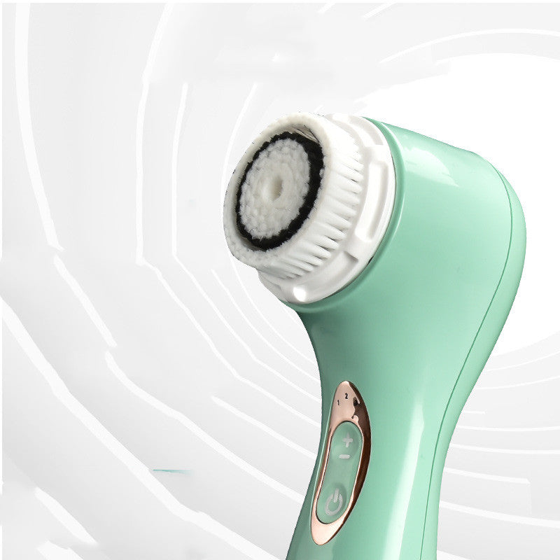 🧼💚 Wireless Induction Charging Ultrasonic Facial Cleansing Brush