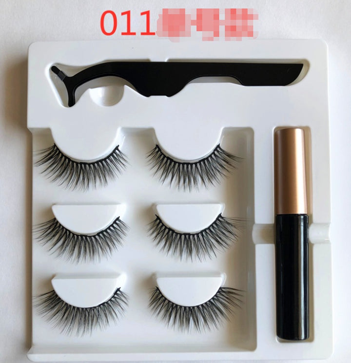 🧲👁️ Magnetic False Eyelashes – Handmade High-Grade Fiber Lash Set