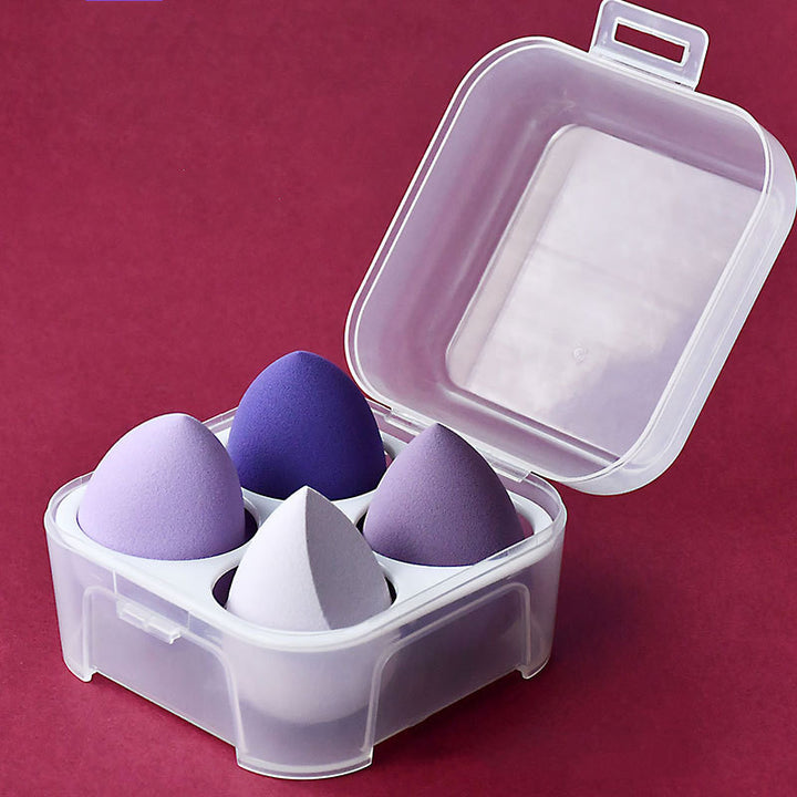✨ 4-Piece Makeup Sponge Set (Wet & Dry Use) 💄