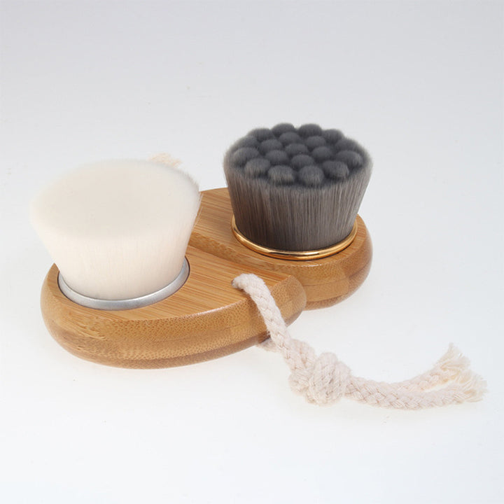 🧼🌿 Comma Facial Brush | Soft Hair Facial Cleansing & Massage Brush