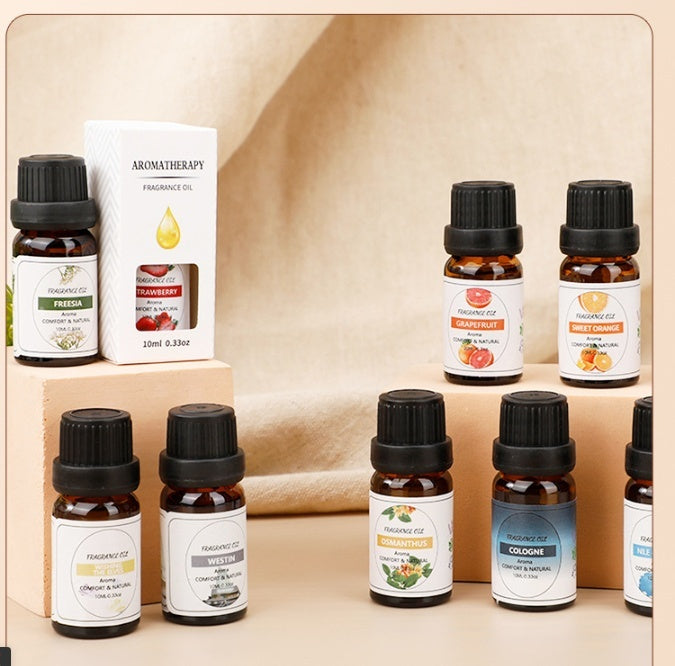 ✨ Water-Soluble Plant Aroma Essential Oil Kit — 6PCS Set (10ml Each) 🌿💧
