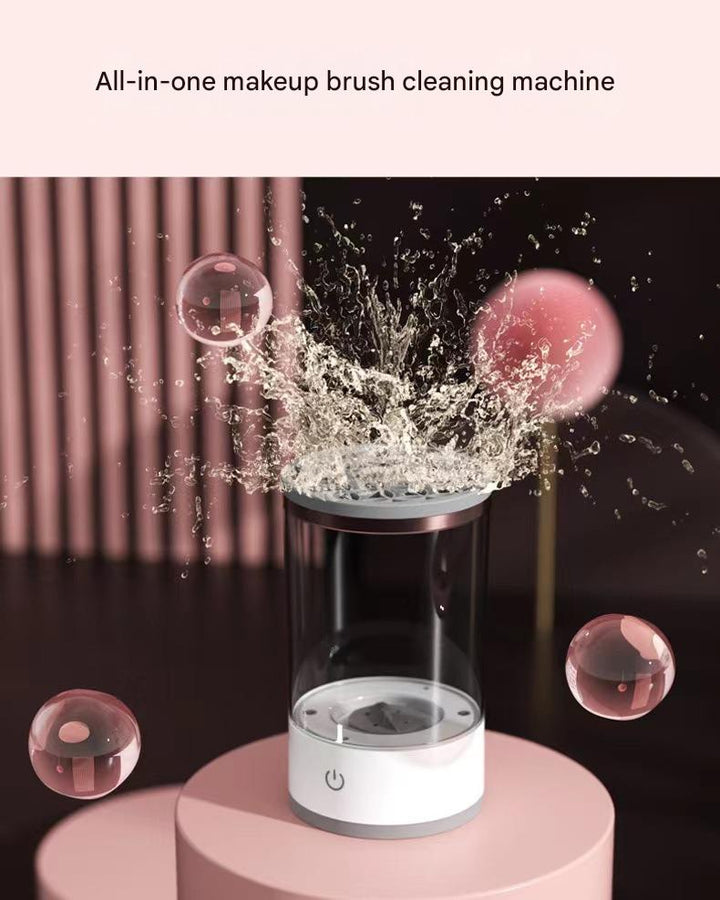 ✨ ABS Plastic Electric Makeup Brush Cleaner — Professional Beauty Tool 💄🧼⚡