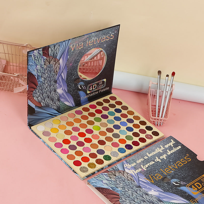 ✨ 88-Color Waterproof Stage Eyeshadow Palette – Professional Makeup Artist Kit ✨
