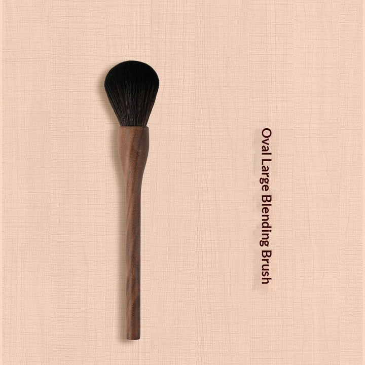 ✨ H Set Vintage Black Walnut Makeup Brush Set — 24-Piece Luxury Kit 💄🌿