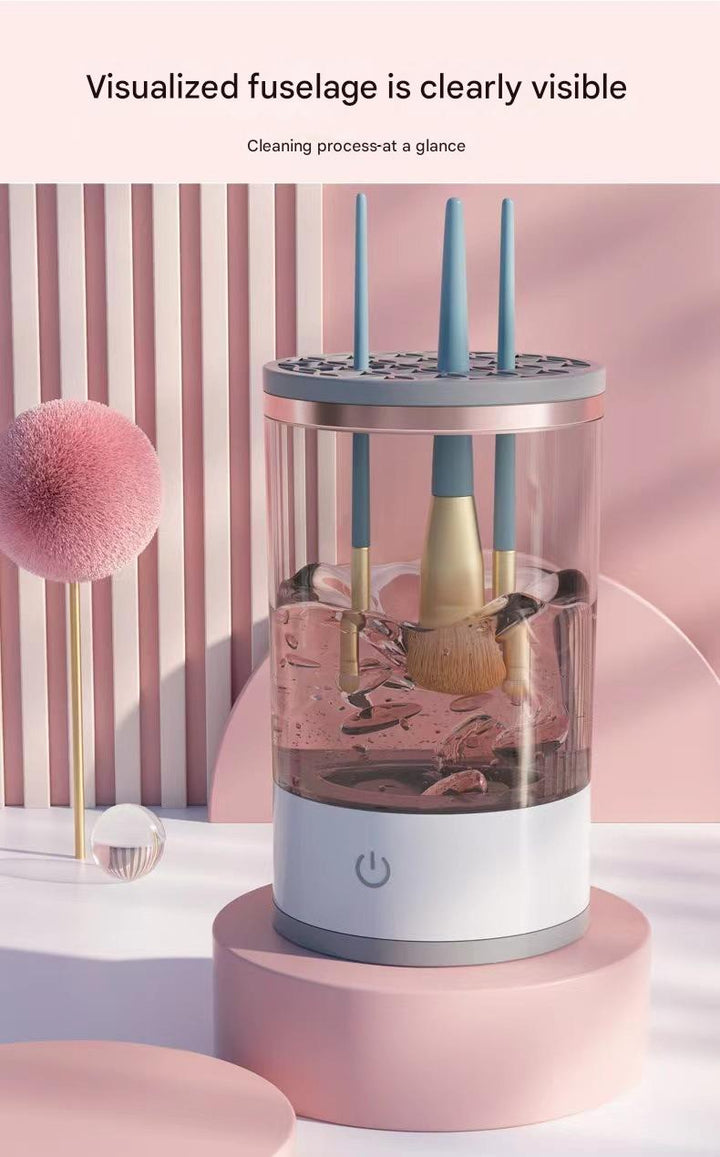 ✨ ABS Plastic Electric Makeup Brush Cleaner — Professional Beauty Tool 💄🧼⚡