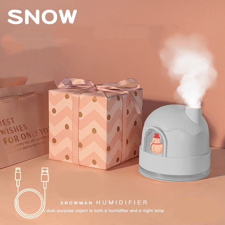 🐻💧 Indoor Cartoon Cute Humidifier | Rechargeable & Plug-In USB Mist 🌿✨