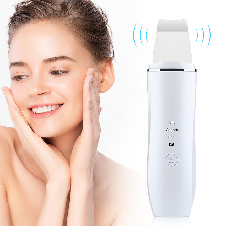 💖🌀 Ultrasonic Skin Spatula | Facial Pore & Blackhead Deep Cleansing Beauty Device