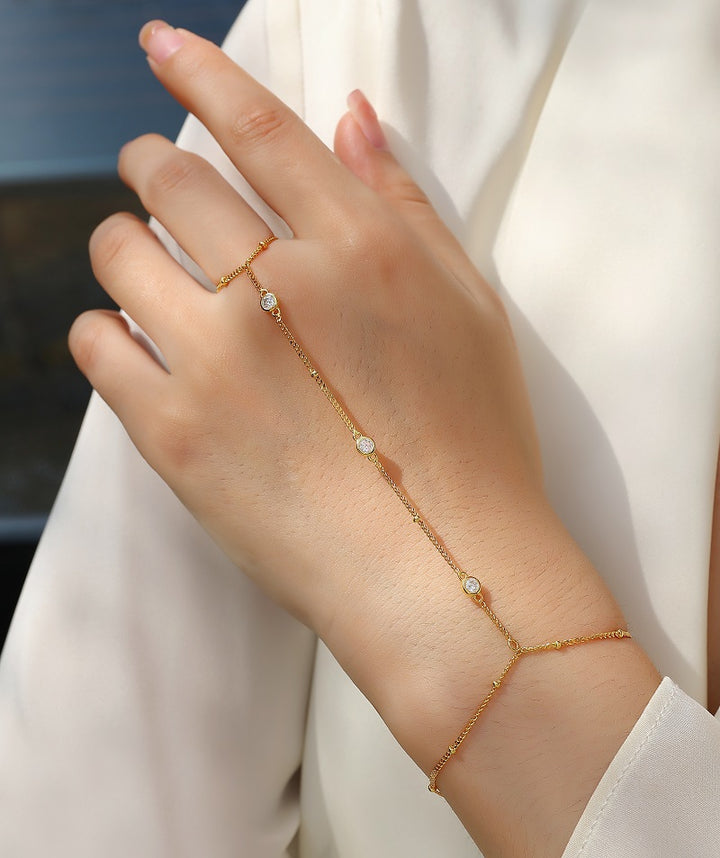 Luxury Minimalist Moissanite Bracelet – Platinum-Plated S925 Silver, Adjustable, GRA Certified